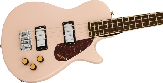 Streamliner Jet Club Bass Single-Cut, Laurel Fingerboard - Shell Pink