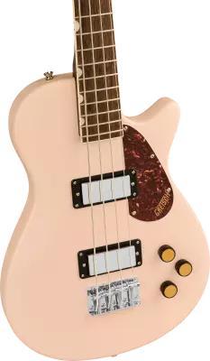 Streamliner Jet Club Bass Single-Cut, Laurel Fingerboard - Shell Pink