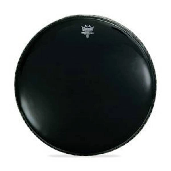 Powerstroke 3 Ebony Black Dynamo Bass Drum Head - 20 Inch