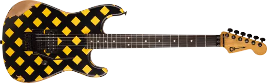 Charvel Guitars - Super-Stock SD1 H FR EB Electric Guitar - Diamond Life