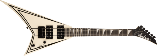 Jackson Guitars - JS Series RR Minion JS1XM, Amaranth Fingerboard - Snow White with Black Pin Stripes