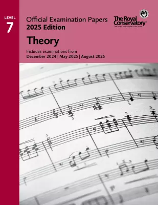 Frederick Harris Music Company - RCM Official Examination Papers 2025 Edition: Theory, Level 7 - Book