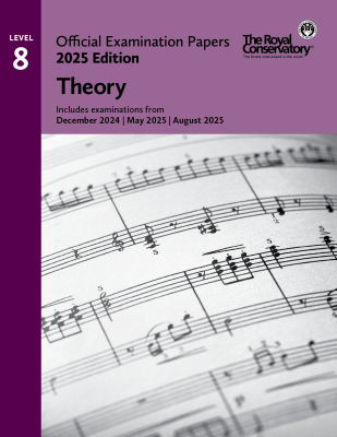 RCM Official Examination Papers 2025 Edition: Theory, Level 8 - Book