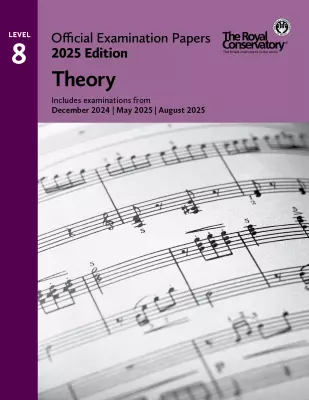 Frederick Harris Music Company - RCM Official Examination Papers 2025 Edition: Theory, Level 8 - Book