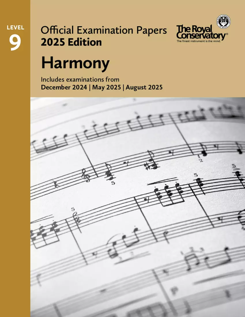 RCM Official Examination Papers 2025 Edition: Harmony, Level 9 - Book