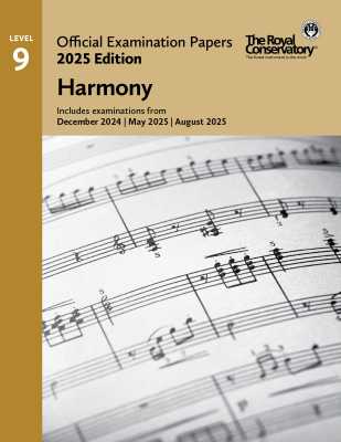 RCM Official Examination Papers 2025 Edition: Harmony, Level 9 - Book