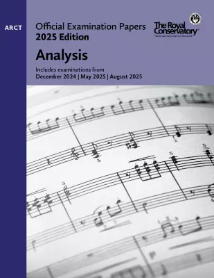 Frederick Harris Music Company - RCM Official Examination Papers 2025 Edition: Analysis, ARCT - Book