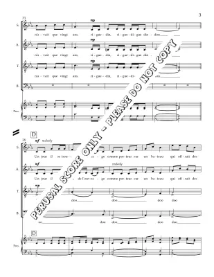 Jean Et Marie - Belina/Phare-Bergh - Choral Octavo - SATB A Cappella