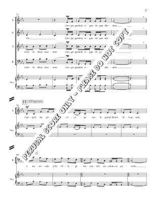 Jean Et Marie - Belina/Phare-Bergh - Choral Octavo - SATB A Cappella