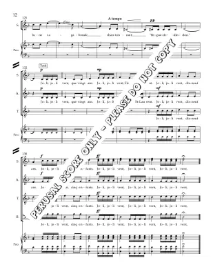 Jean Et Marie - Belina/Phare-Bergh - Choral Octavo - SATB A Cappella