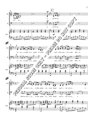 Eternity - Hokanson - Choral Octavo - SAB Accompanied