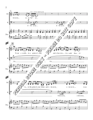 Eternity - Hokanson - Choral Octavo - SAB Accompanied