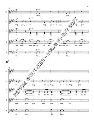 Shimmering Water - Sled - Choral Octavo - SATB A Cappella