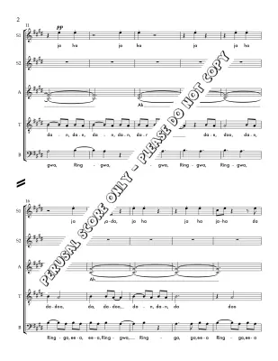 Shimmering Water - Sled - Choral Octavo - SATB A Cappella