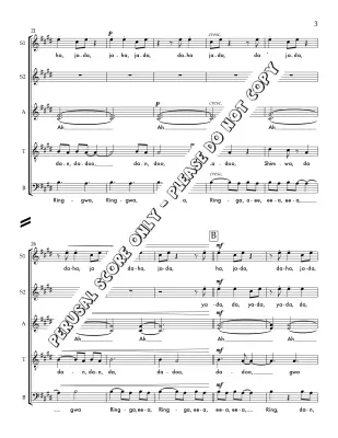 Shimmering Water - Sled - Choral Octavo - SATB A Cappella