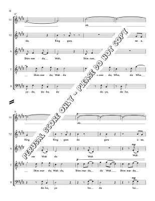 Shimmering Water - Sled - Choral Octavo - SATB A Cappella