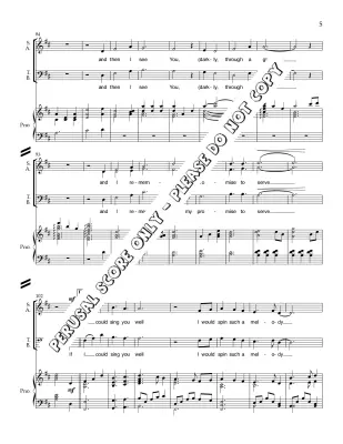If I Could Sing You Well - Martin - Choral Octavo - SAB Accompanied