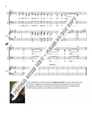 If I Could Sing You Well - Martin - Choral Octavo - SAB Accompanied