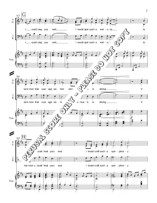 If I Could Sing You Well - Martin - Choral Octavo - SAB Accompanied