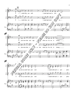 If I Could Sing You Well - Martin - Choral Octavo - SAB Accompanied