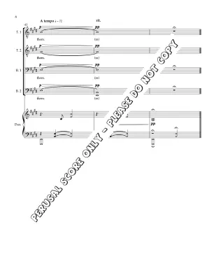 For The Fallen - Sirett - Choral Octavo - TTBB Accompanied