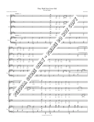 For The Fallen - Sirett - Choral Octavo - SSA Accompanied