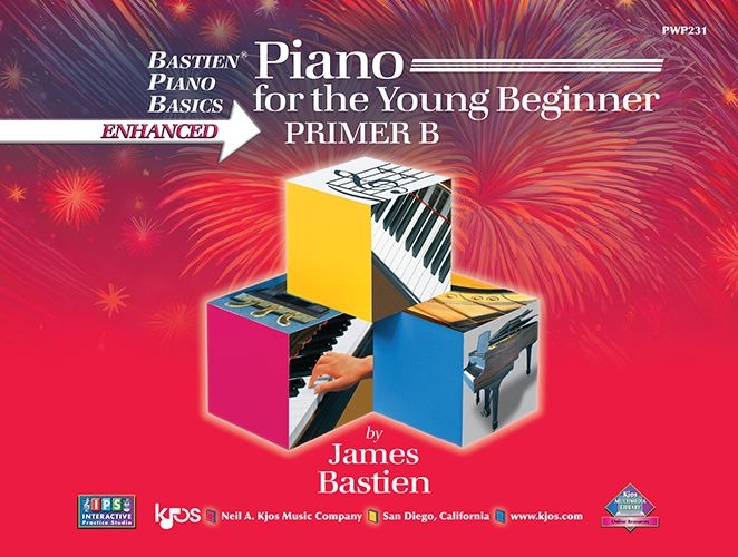 Young Beginner Piano: Primer B Enhanced - Bastien - Piano - Book/Media Online