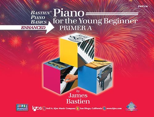 Young Beginner Piano: Primer A Enhanced - Bastien - Piano - Book/Media Online