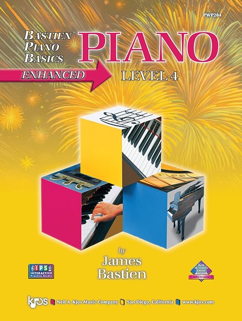 Bastien Piano Basics Level 4 Enhanced - Piano - Book/Media Online