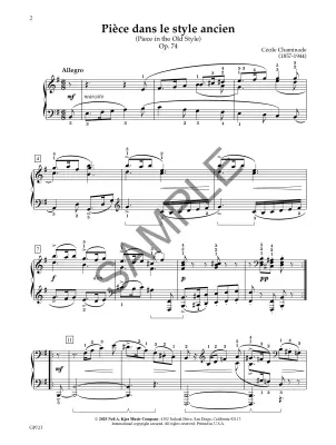 Piece Dans Le Style Ancien, Op.74 - Chaminade/Snell - Piano - Sheet