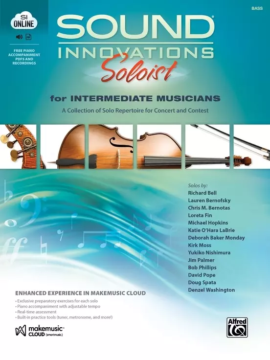 Sound Innovations Soloist for Intermediate Musicians - Double Bass - Book/Media Online