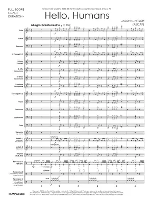 Hello, Humans - Nitsch - Concert Band - Gr. 2