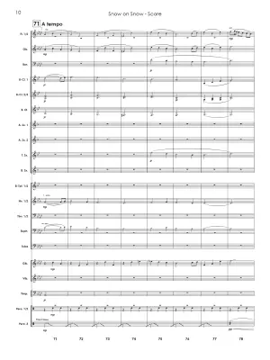 Snow on Snow - Vinther - Concert Band - Gr. 3
