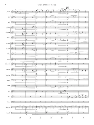 Snow on Snow - Vinther - Concert Band - Gr. 3