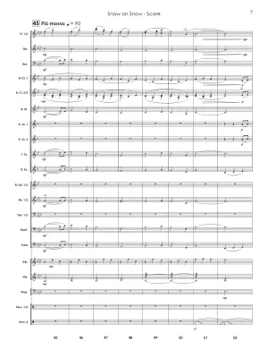 Snow on Snow - Vinther - Concert Band - Gr. 3