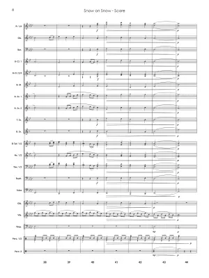 Snow on Snow - Vinther - Concert Band - Gr. 3