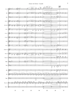 Snow on Snow - Vinther - Concert Band - Gr. 3