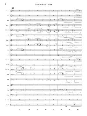 Snow on Snow - Vinther - Concert Band - Gr. 3