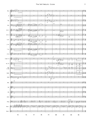 The Veil Nebula - Rose - Concert Band - Gr. 3.5