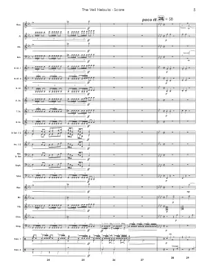 The Veil Nebula - Rose - Concert Band - Gr. 3.5