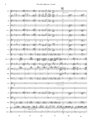 The Veil Nebula - Rose - Concert Band - Gr. 3.5