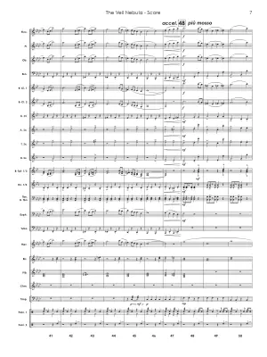 The Veil Nebula - Rose - Concert Band - Gr. 3.5