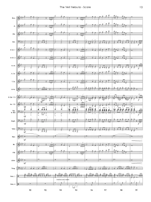 The Veil Nebula - Rose - Concert Band - Gr. 3.5