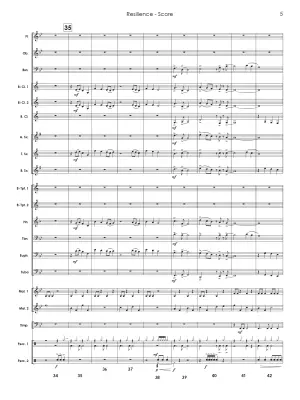 Resilience - Hall - Concert Band - Gr. 2.5