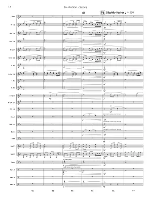 In Motion - Artau - Concert Band - Gr. 3.5