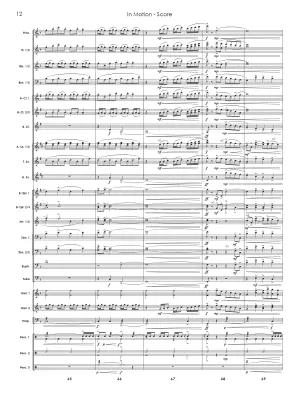 In Motion - Artau - Concert Band - Gr. 3.5