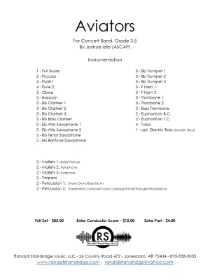 Aviators - Idio - Concert Band - Gr. 3.5