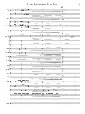 Intrada, Ceremonial and Danse - Huckeby - Concert Band - Gr. 4