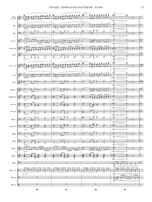 Intrada, Ceremonial and Danse - Huckeby - Concert Band - Gr. 4