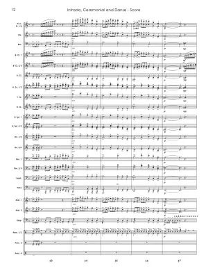 Intrada, Ceremonial and Danse - Huckeby - Concert Band - Gr. 4